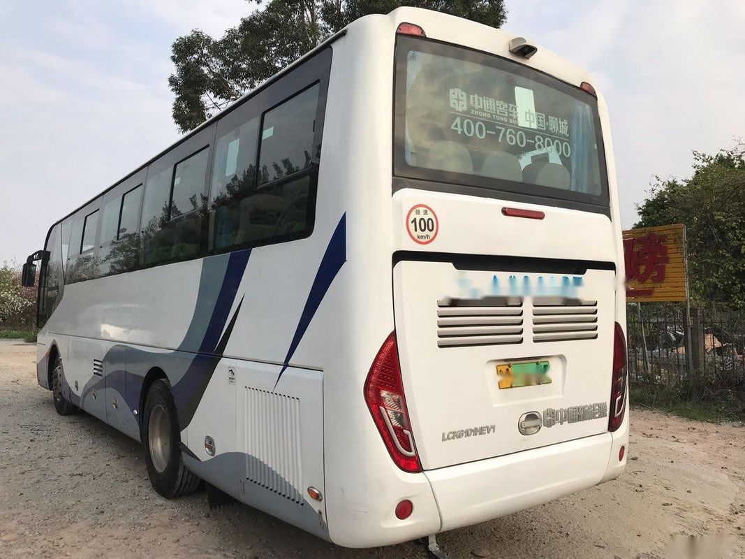 Öl-elektrischer hybrider Doppeltüren-Ledersitz benutzter Zug Bus Zhongtong LCK6101 47Seats Elektro-Mobil WP-Maschinen-155kw