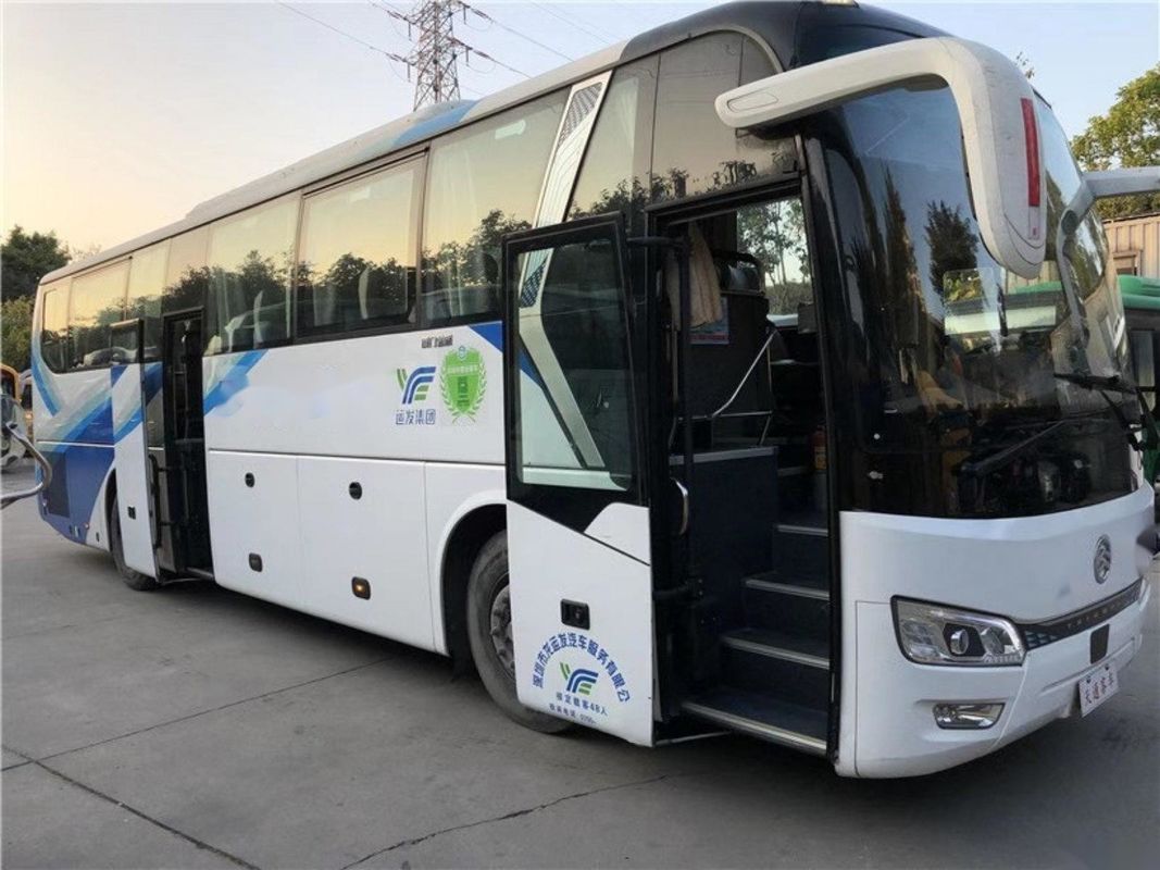 Yuchai-Maschine Promi setzt verwendeten Trainer-Double Doors Airbag-Fahrgestelle-Passagier, den Bus goldene Sitze Dragon Buss XML6112 48 benutzte