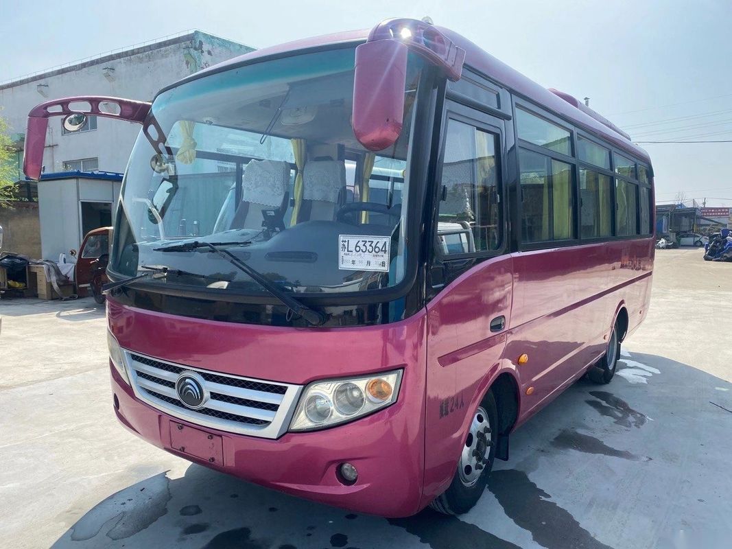 Verwendetes Yutong transportiert vorbildliche Sitze benutzte des Passagier-ZK6660 24 Stahlfahrgestelle Front Engine Left Steering Bus-des Euro-IV