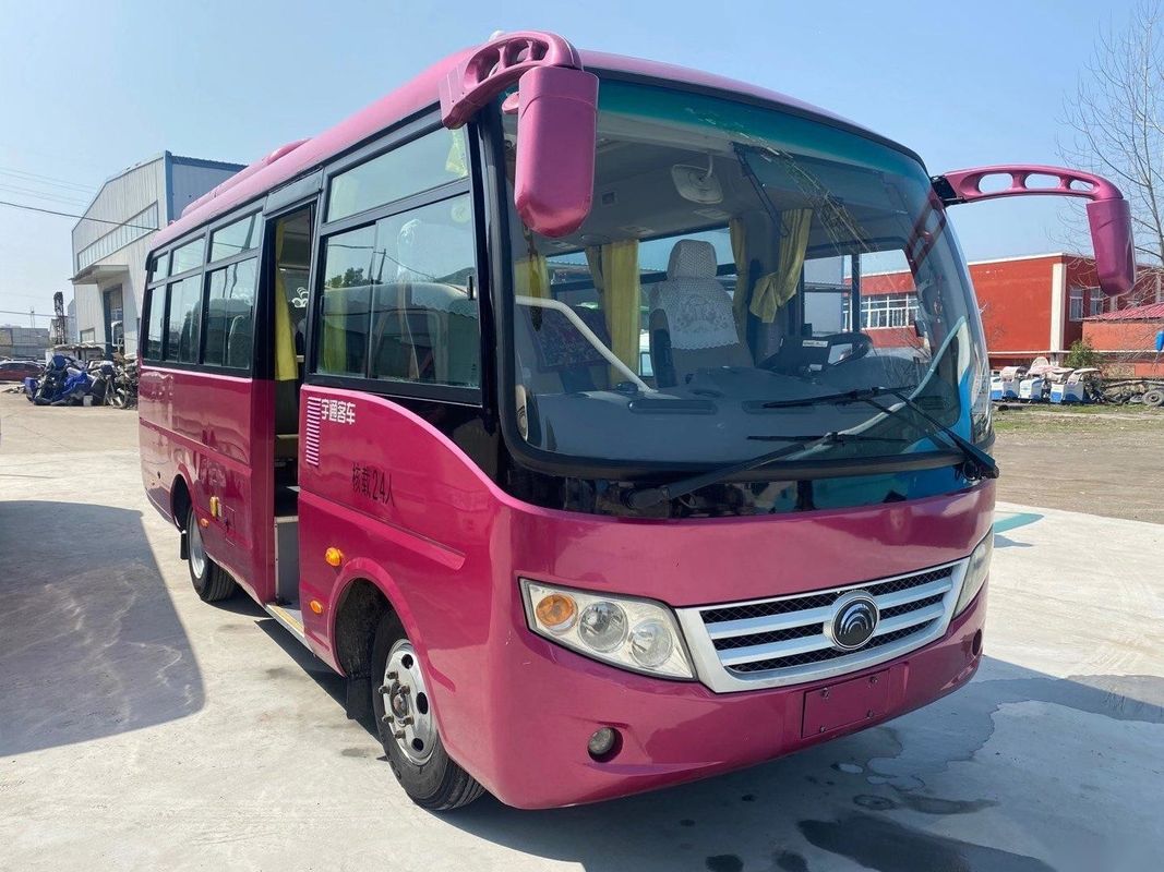Verwendetes Yutong transportiert vorbildliche Sitze benutzte des Passagier-ZK6660 24 Stahlfahrgestelle Front Engine Left Steering Bus-des Euro-IV