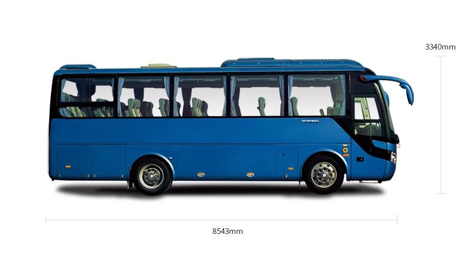 6 Reifen nagelneue yutong Bus-Heckmotor 35 Sitze ZK6858 mit disoucnt Preis in der Förderung