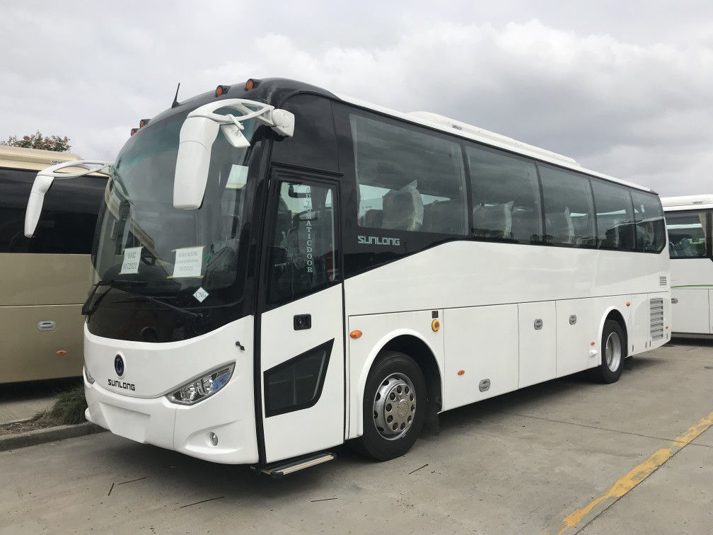 Neuer Sitzrechter Antriebs-neuer Tourismus-Bus Shenlong-Trainer-Bus SLK6102CNG 35 mit Dieselmotor