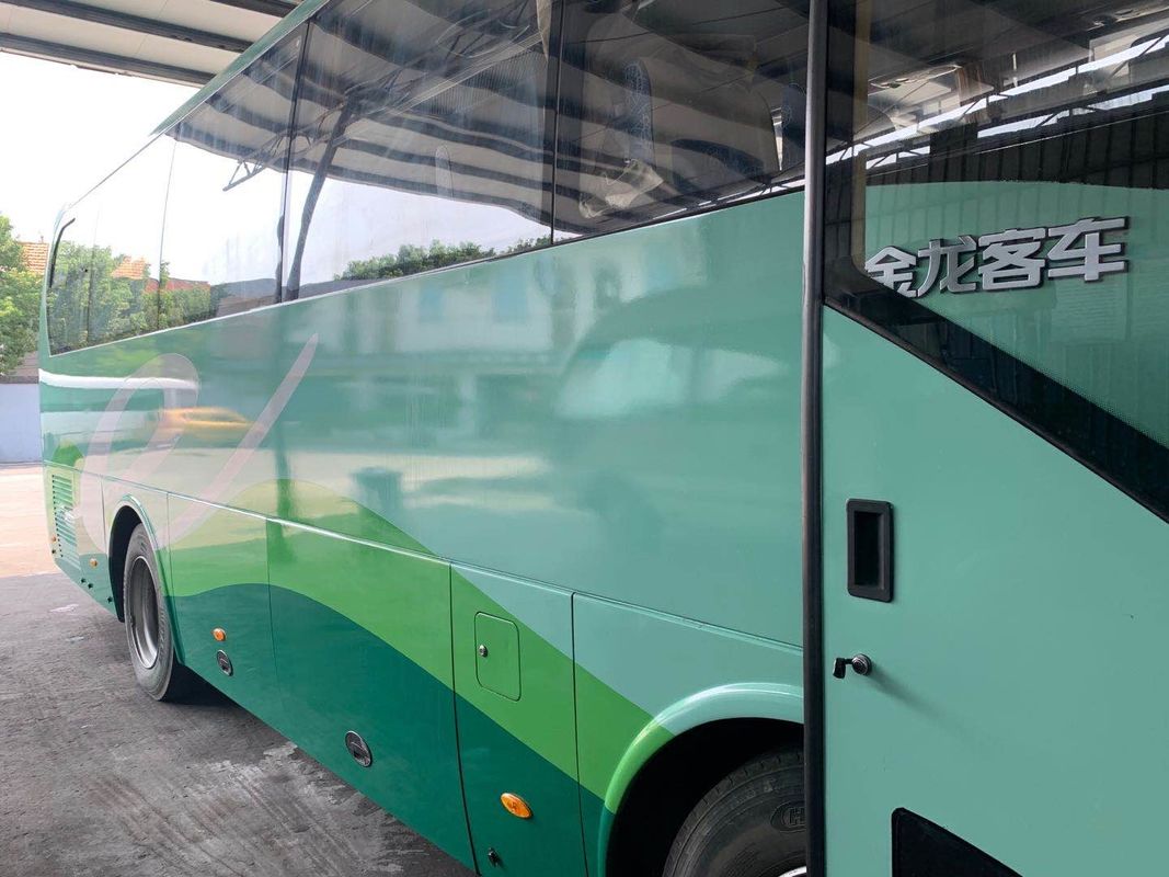 Benutzter Reisebus Kinglong XMQ6900 39 setzt linken steuernden einzelner Tür-Stahlfahrgestelle-niedriger Kilometer benutzten Passagier-Bus