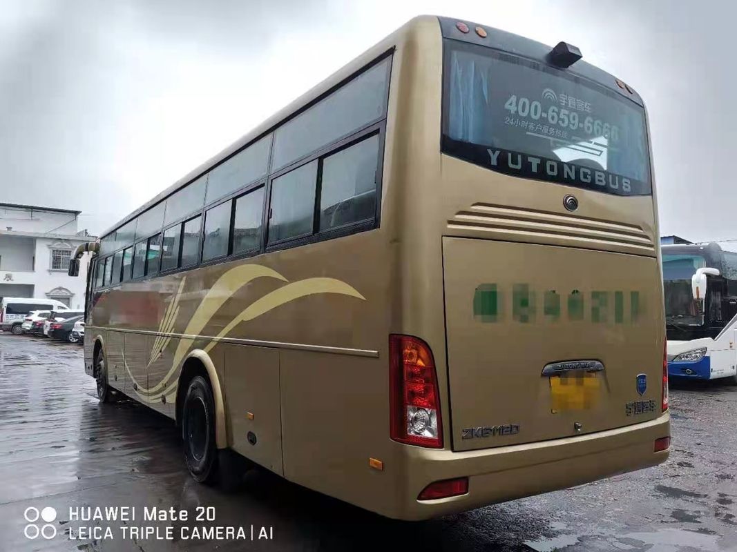 Dieselfrontmotor benutzte Sitzgelbes linkes Hand-Antriebs-Modell Yutong-Bus-ZK6112D 52