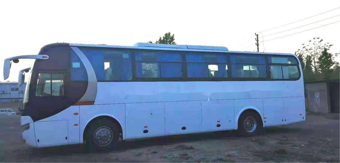 Benutzte Sitze Yutong-Bus-ZK6110 51 benutzten Reisebus-Stahlfahrgestelle-linke Lenkdoppeltüren