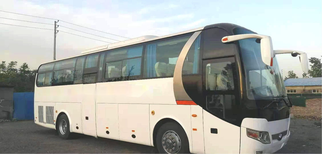 Benutzte Sitze Yutong-Bus-ZK6110 51 benutzten Reisebus-Stahlfahrgestelle-linke Lenkdoppeltüren
