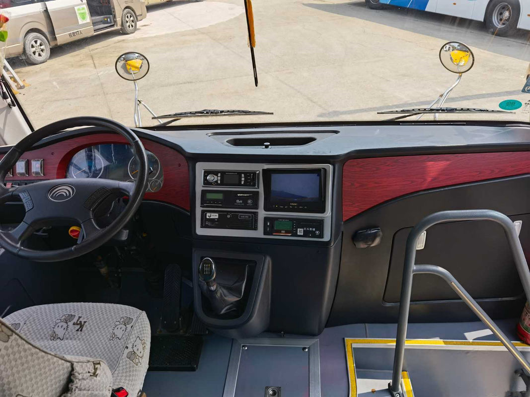 41 Sitze 2014-jähriges verwendetes Yutong transportiert ZK6729D Fahrer Steering No Accident des Dieselmotor-verwendeten Schulbus-LHD