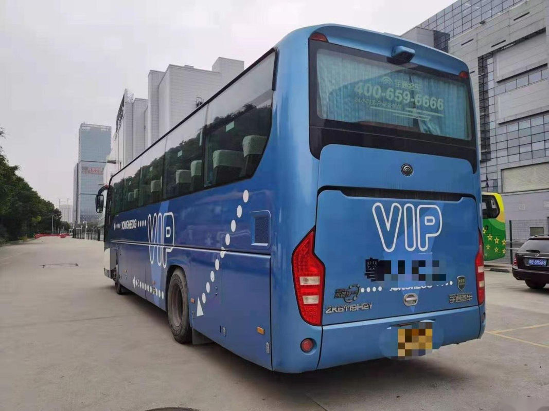 Benutzte des Yutong-Bus-Zk6119 47 Maschinen-Doppeltüren Sitzairbag-Fahrgestelle-Euro-IV Yuchai verließen Hand-Antrieb benutzten Reisebus