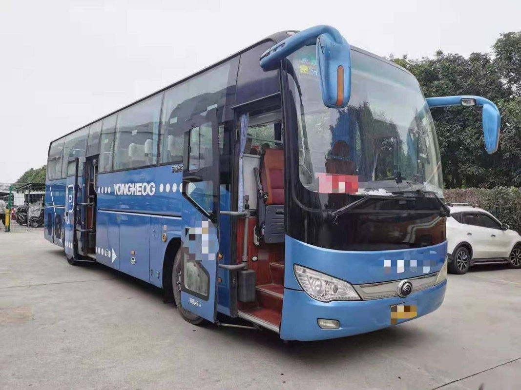 Benutzte des Yutong-Bus-Zk6119 47 Maschinen-Doppeltüren Sitzairbag-Fahrgestelle-Euro-IV Yuchai verließen Hand-Antrieb benutzten Reisebus