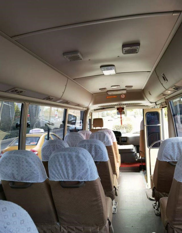 2010-jähriger 20 Sitze benutzter Küstenmotorschiffbus, benutzter Mini Bus Toyota Coaster-Bus mit Benzinmotor 2TR in gutem Zustand