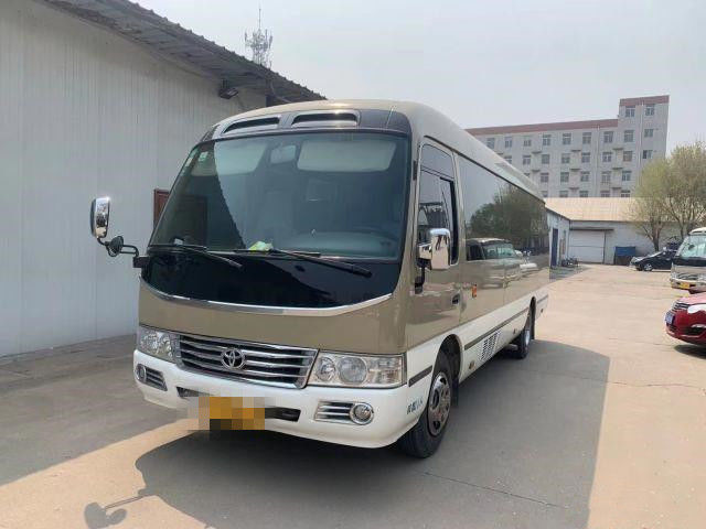 Verwendete 20 Sitze benutzter Küstenmotorschiff-Bus Mini Bus Toyota Coaster Bus mit 2007-jähriger linker Handsteuerung des Benzinmotor-2TR
