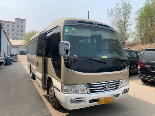 Verwendete 20 Sitze benutzter Küstenmotorschiff-Bus Mini Bus Toyota Coaster Bus mit 2007-jähriger linker Handsteuerung des Benzinmotor-2TR