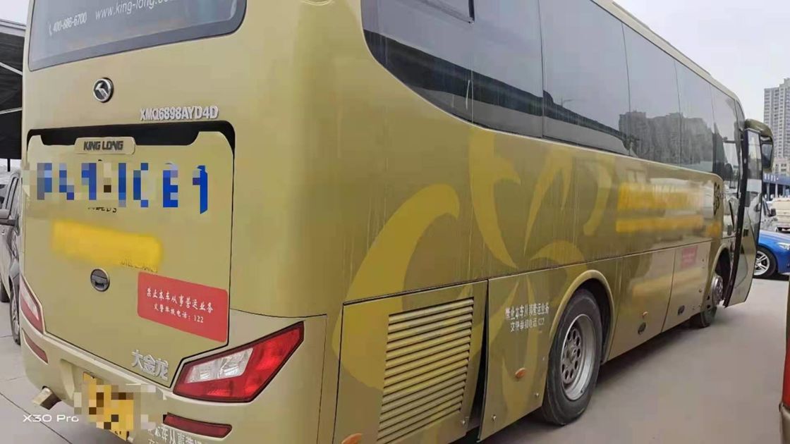Erneuern Sie 2013-jährigen verwendeten König langen XMQ6898 Trainer Bus, das 39 Sitze Bus Dieselmotor kein Bus des Unfall-LHD benutzten