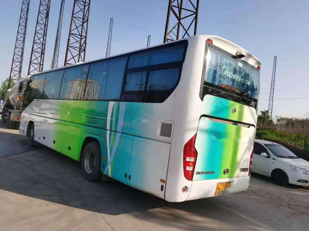 Benutzter Yutong-Bus ZK6110 verließ Steuerungs48 Sitzdoppeltüren Yuchai-Heckmotor niedriger Kilometer benutzten Reisebus