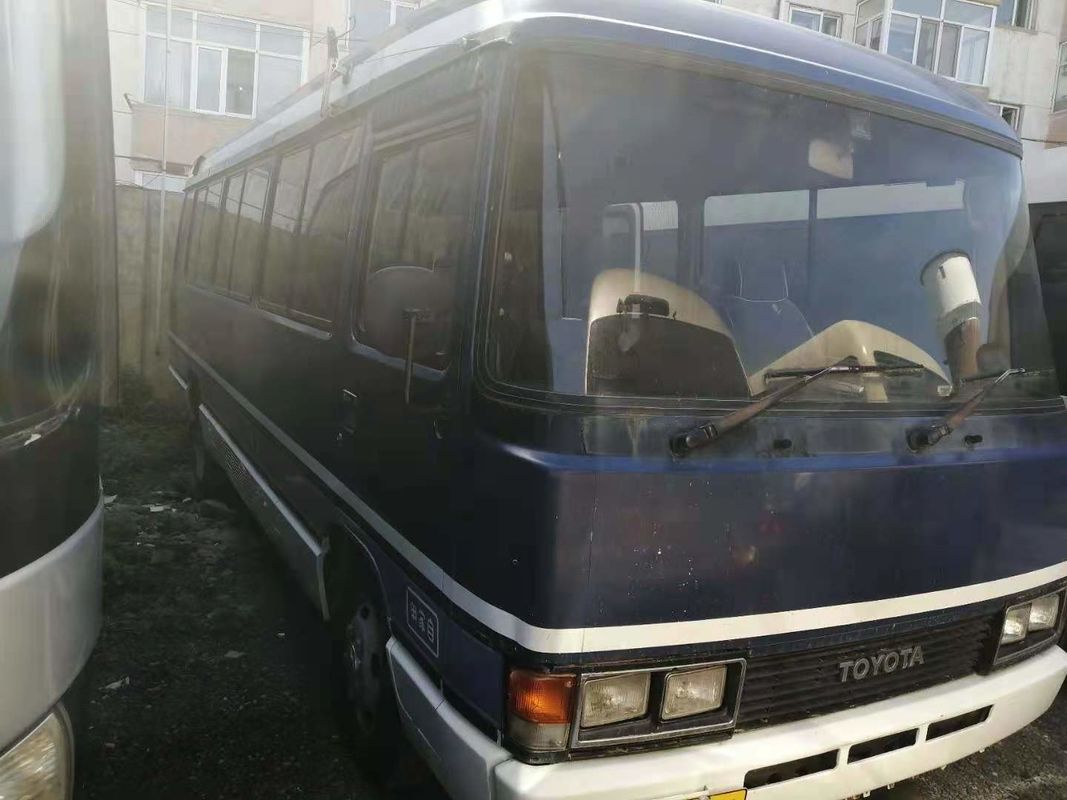 Rechter Antrieb benutzte niedrige Maschine des Küstenmotorschiff-Bus-Toyota-Marken-23/29seats Kilometer-1hz