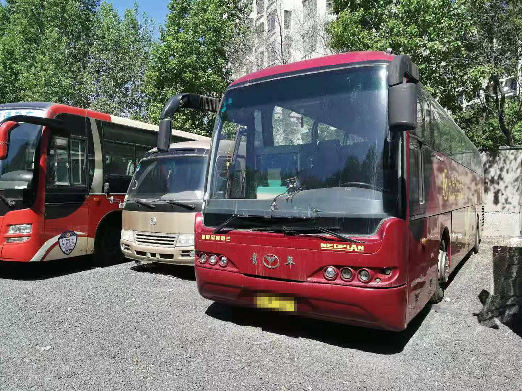 Trainer-Bus JNP6122 DEB Youngman Tourism Used Passenger 2013-jährige 48 Sitzlinke Handsteuerung