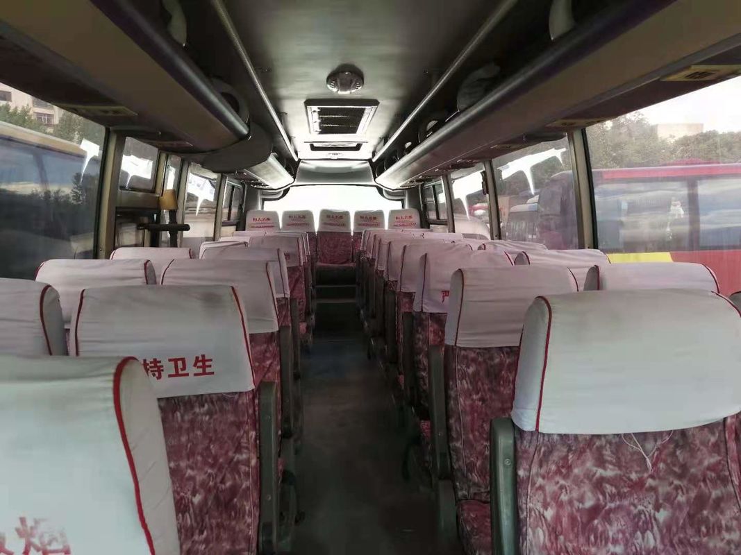 Verwendeter niedriger Kilometer der Kinglong-Bus-XMQ6900 Doppeltüren-39seats steuernde Stahlfahrgestelle gelassen