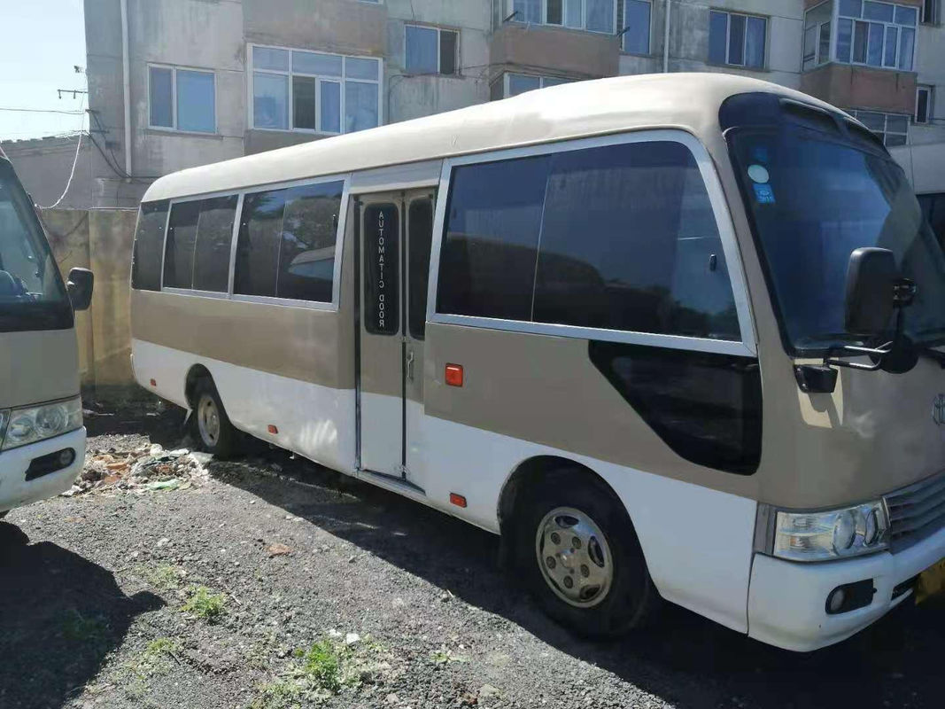 Dieselmotor 1HZ 23-29seats verließ Hand-Antrieb niedriger Kilometer benutzten Passagier-Bus benutzten Küstenmotorschiff-Bus japanisches Marken-Küstenmotorschiff