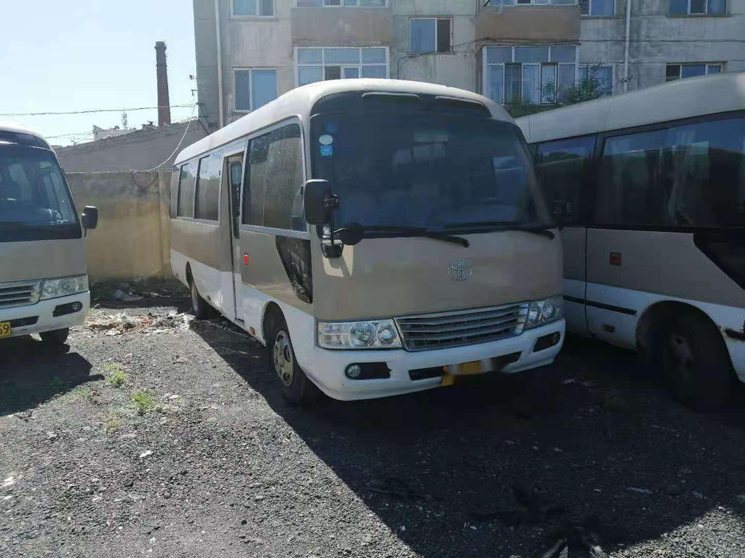 Dieselmotor 1HZ 23-29seats verließ Hand-Antrieb niedriger Kilometer benutzten Passagier-Bus benutzten Küstenmotorschiff-Bus japanisches Marken-Küstenmotorschiff