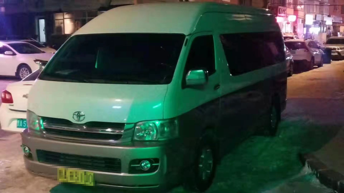 Das 2014-jährige 13 Sitzbenzin Toyota Hiace benutzte Mini Bus With High Roof-Automatikgetriebe