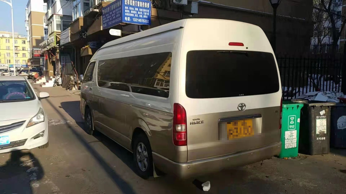 Das 2014-jährige 13 Sitzbenzin Toyota Hiace benutzte Mini Bus With High Roof-Automatikgetriebe