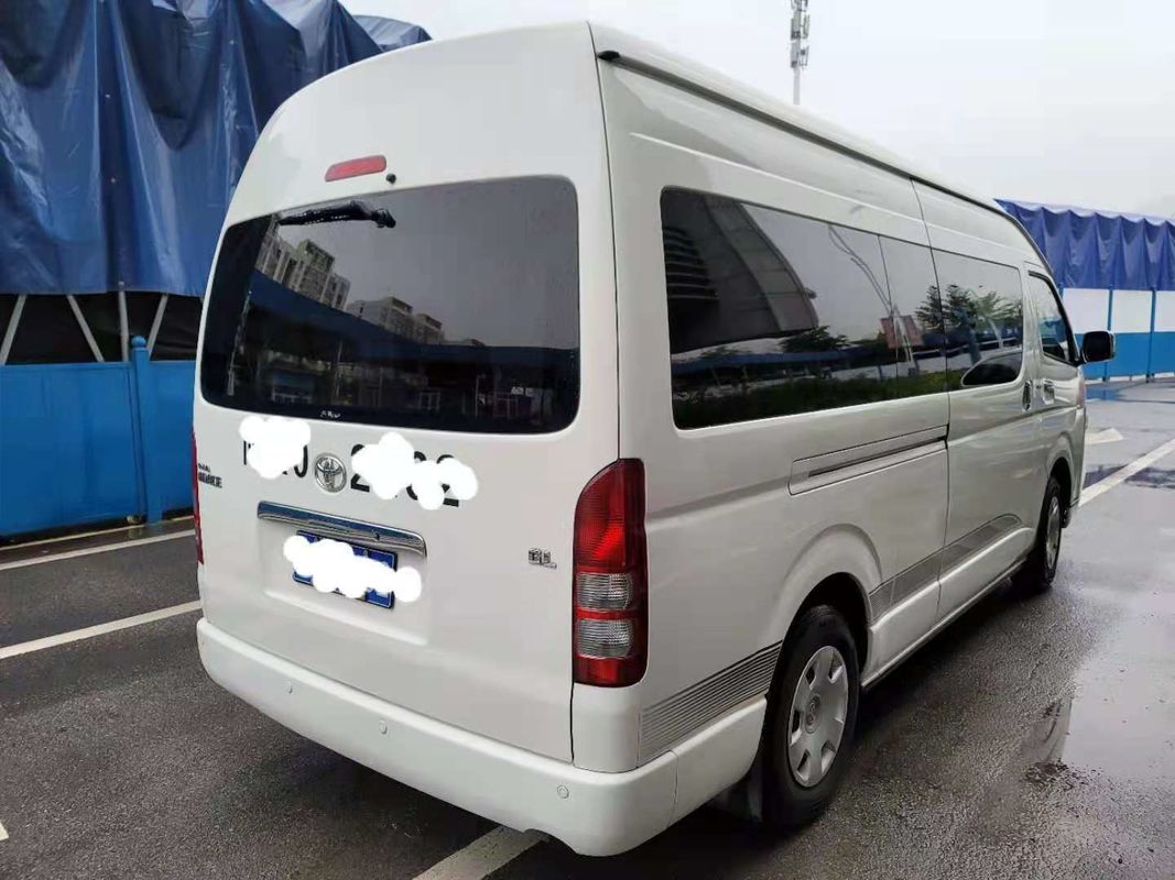 Das 2012-jährige 13 Sitzbenzin Toyota Hiace benutzte hohes Dach Mini Bus With Luxury Seats für Geschäft