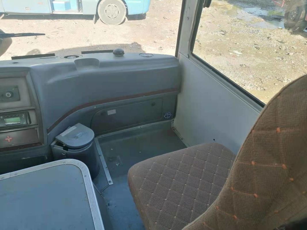 Verwendeter Mini Bus Yutong ZK6608 19 setzt niedrigen Kilometer Front Engine Steel Chassis Used-Trainer-Bus Left Steerings