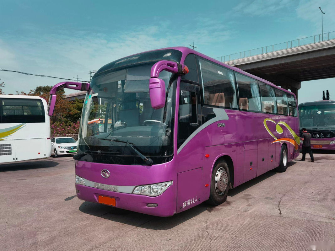 Benutzte Sitzheckmotor-Doppeltüren-Airbag-Fahrgestelle Kinglong-Bus-XMQ6117 44 benutzten Trainer/Reisebus