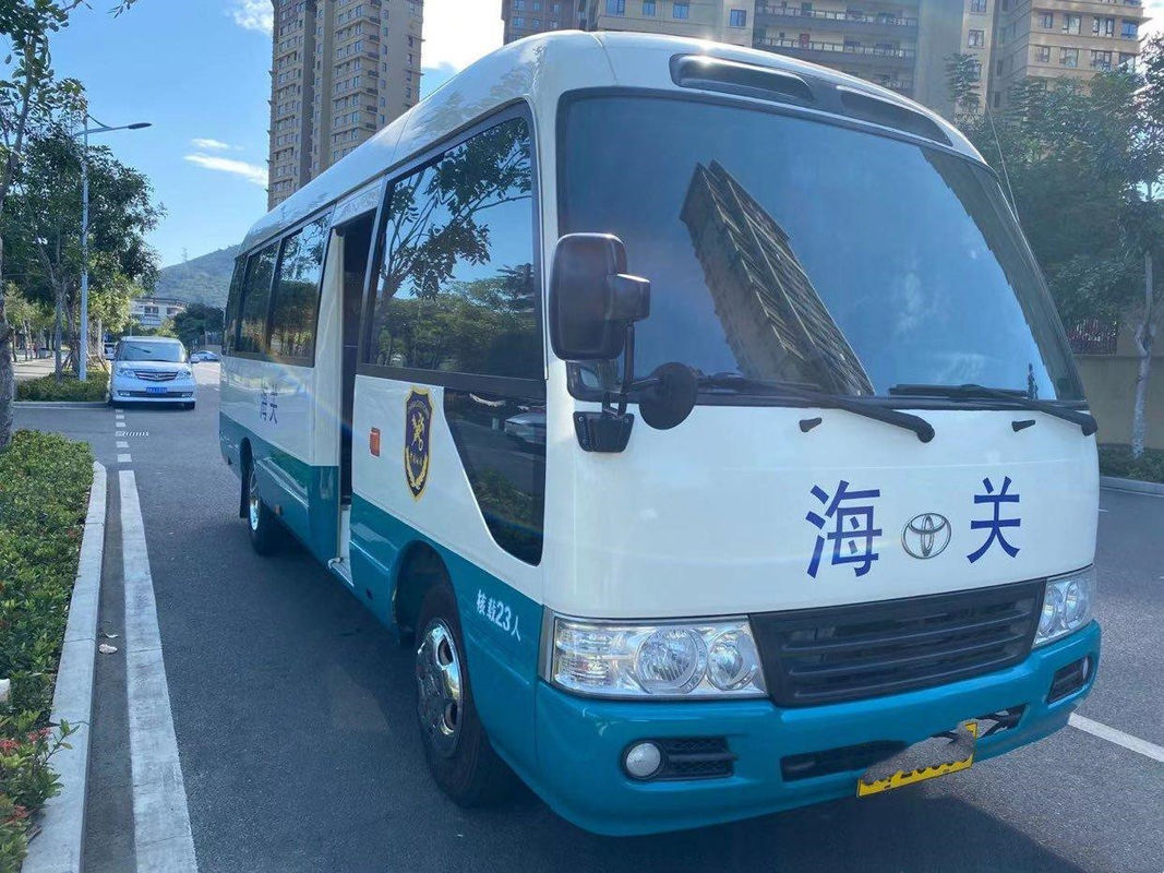 Benutzte des Toyota-Küstenmotorschiff-Bus-23 Promi-Sitze Kilometer des Dieselmotors Sitzdes euro-III niedrige