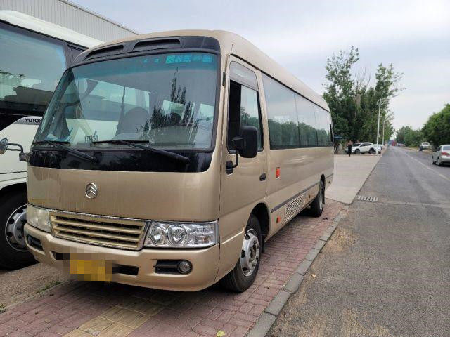 2015-jährige 22 Sitze verwendeten goldenes Dragon Coaster Bus, verwendeten Mini Bus Coaster Bus 86kw mit Luxussitzen