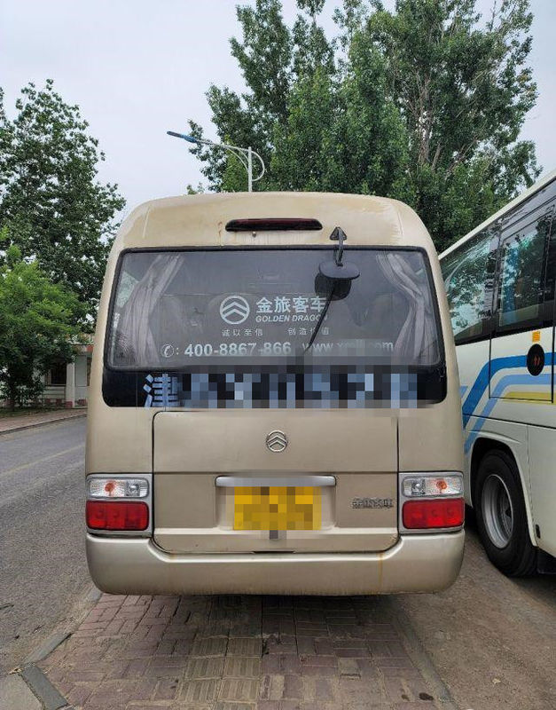 2015-jährige 22 Sitze verwendeten goldenes Dragon Coaster Bus, verwendeten Mini Bus Coaster Bus 86kw mit Luxussitzen