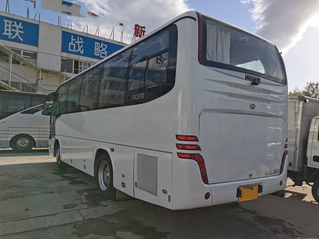 Benutzter höherer Bus KLQ6856 37 setzt Stahlfahrgestelle hinterer Antriebs-gute Zustand Hand Yuchai-Maschine linker mit Wechselstrom