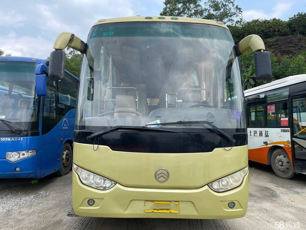 Goldenes Dragon Used Coach Bus 47 Sitz-Hino J08E einzelne Türen des Maschinen-Stahlfahrgestelle-Euro-III