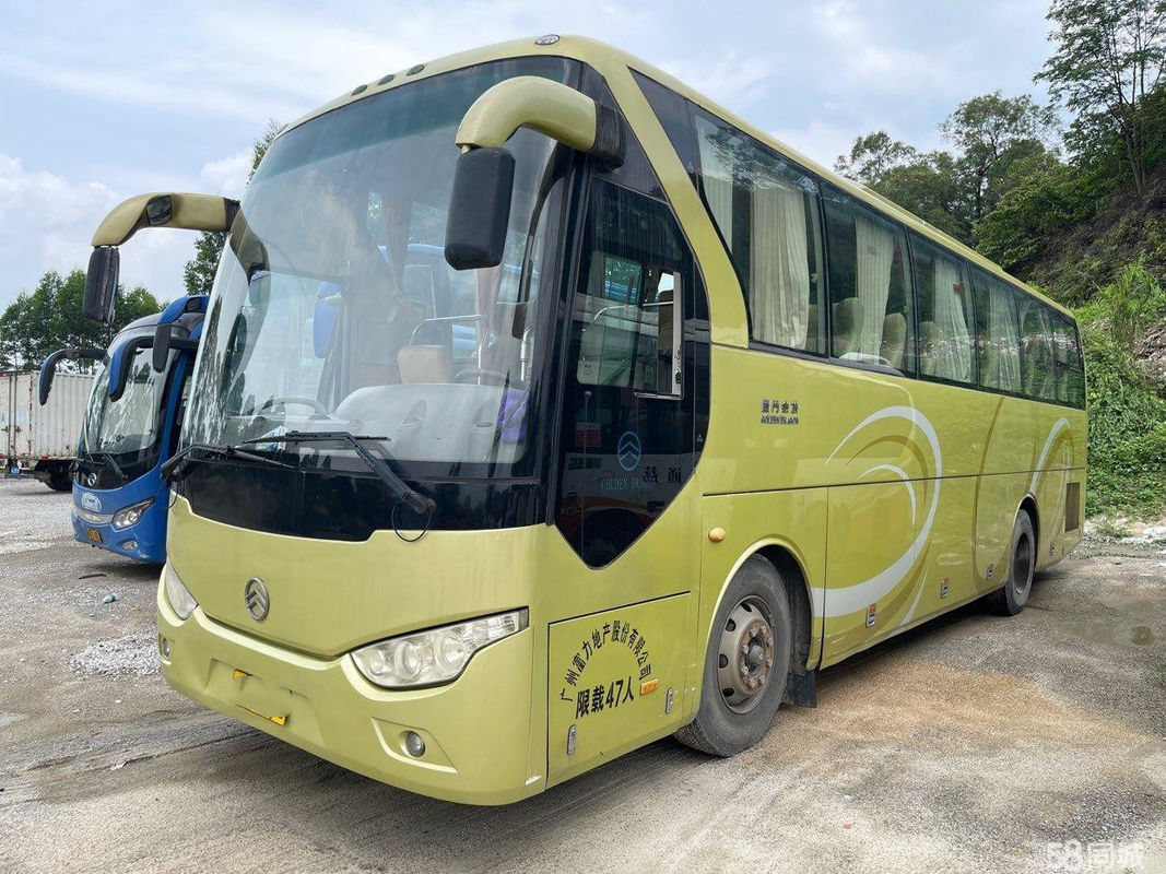 Goldenes Dragon Used Coach Bus 47 Sitz-Hino J08E einzelne Türen des Maschinen-Stahlfahrgestelle-Euro-III