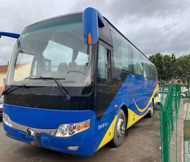 Doppeltüren-Dieselheckmotor Yuchai-Euro-IV benutzter Passagier Yutong-Bus des Yutong-Marken-an zweiter Stelle Handbus-54seats