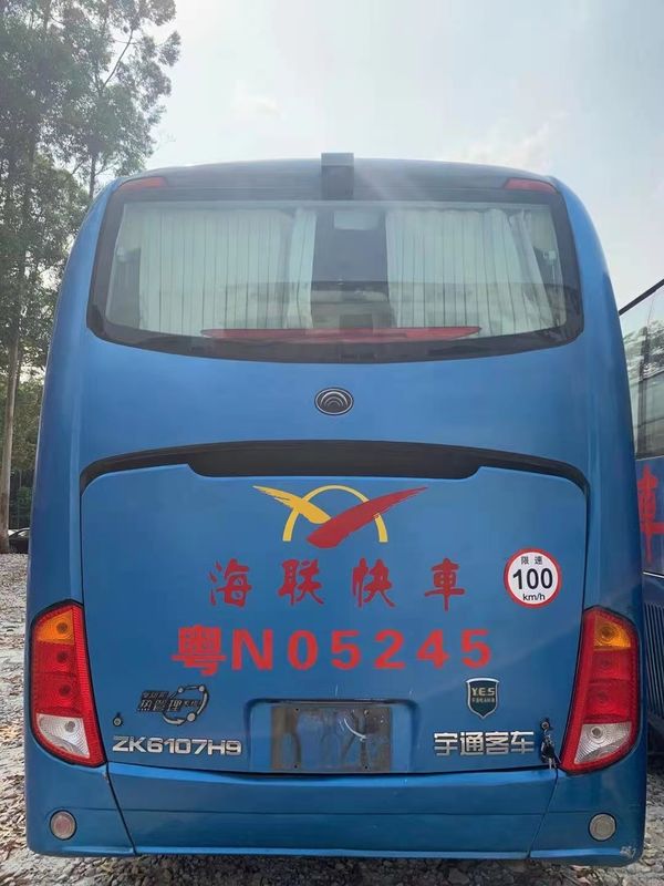41 Sitze verwendeter verwendeter Trainer Bus 2013-jähriges 100km/H Yutong ZK6107 Bus LHD steuernd KEIN Unfall