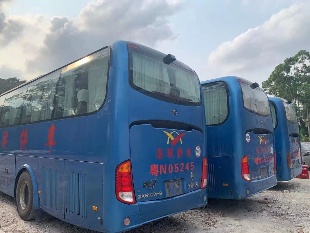 41 Sitze verwendeter verwendeter Trainer Bus 2013-jähriges 100km/H Yutong ZK6107 Bus LHD steuernd KEIN Unfall