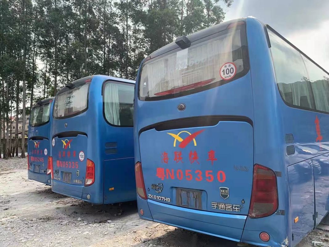 41 Sitze verwendeter verwendeter Trainer Bus 2013-jähriges 100km/H Yutong ZK6107 Bus LHD steuernd KEIN Unfall