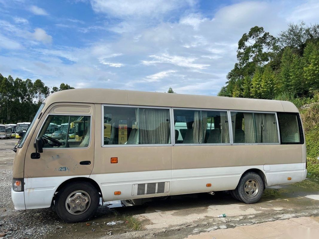 Toyotas Marke benutzte Maschinen-Benzin benutzte Minibus-linke Steuerung des Küstenmotorschiff-Bus-23-30seats 3RZ Toyota