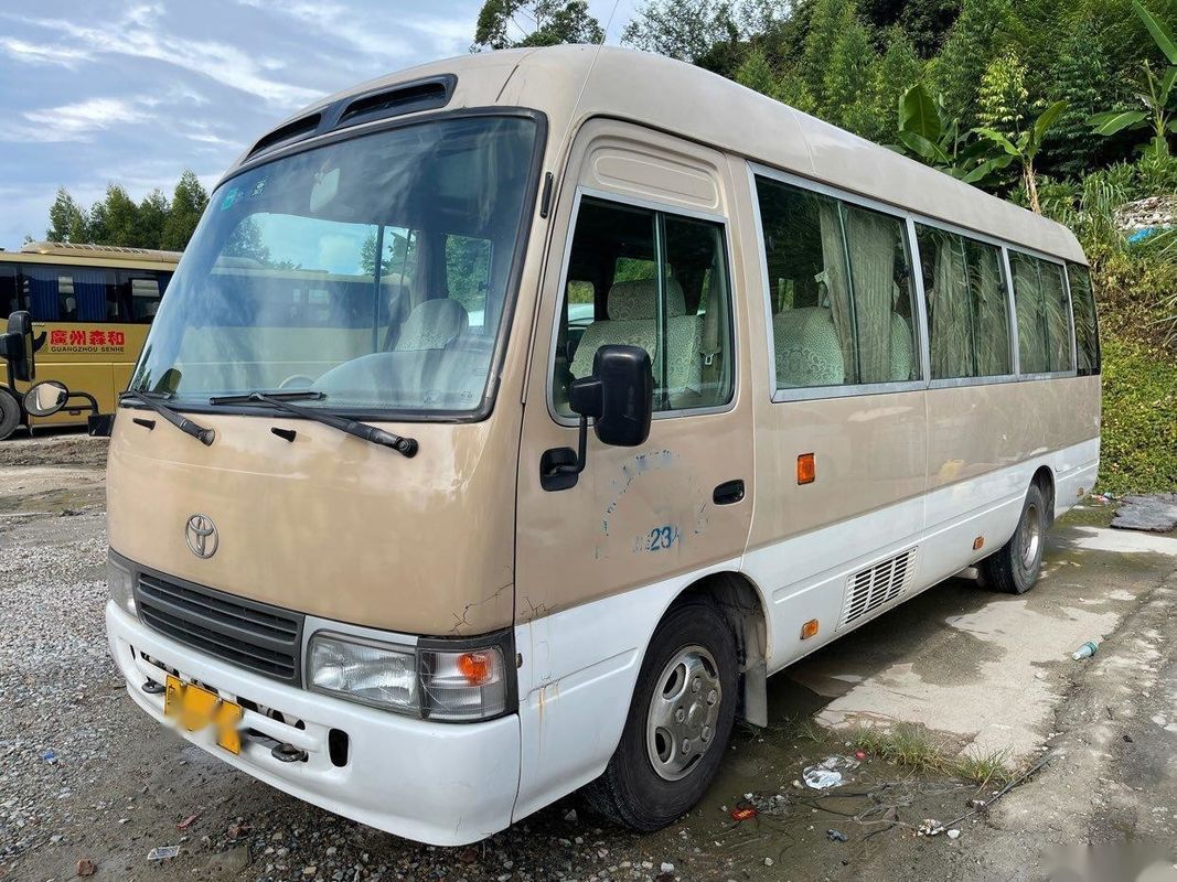 Toyotas Marke benutzte Maschinen-Benzin benutzte Minibus-linke Steuerung des Küstenmotorschiff-Bus-23-30seats 3RZ Toyota