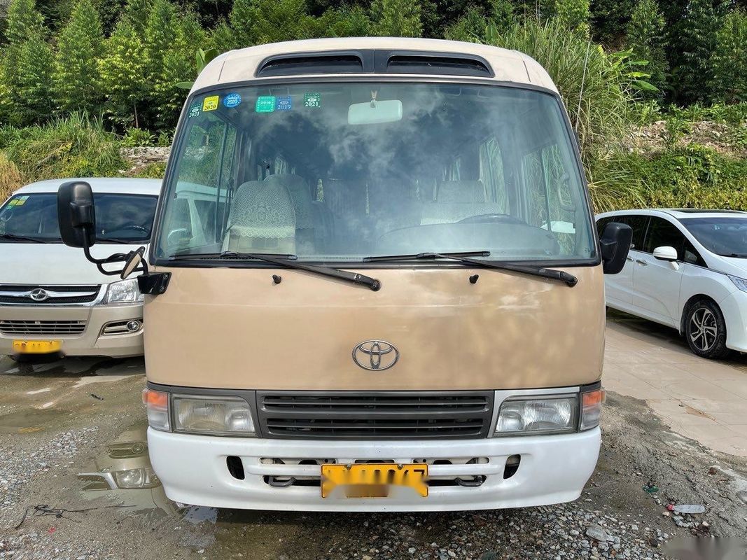 Toyotas Marke benutzte Maschinen-Benzin benutzte Minibus-linke Steuerung des Küstenmotorschiff-Bus-23-30seats 3RZ Toyota