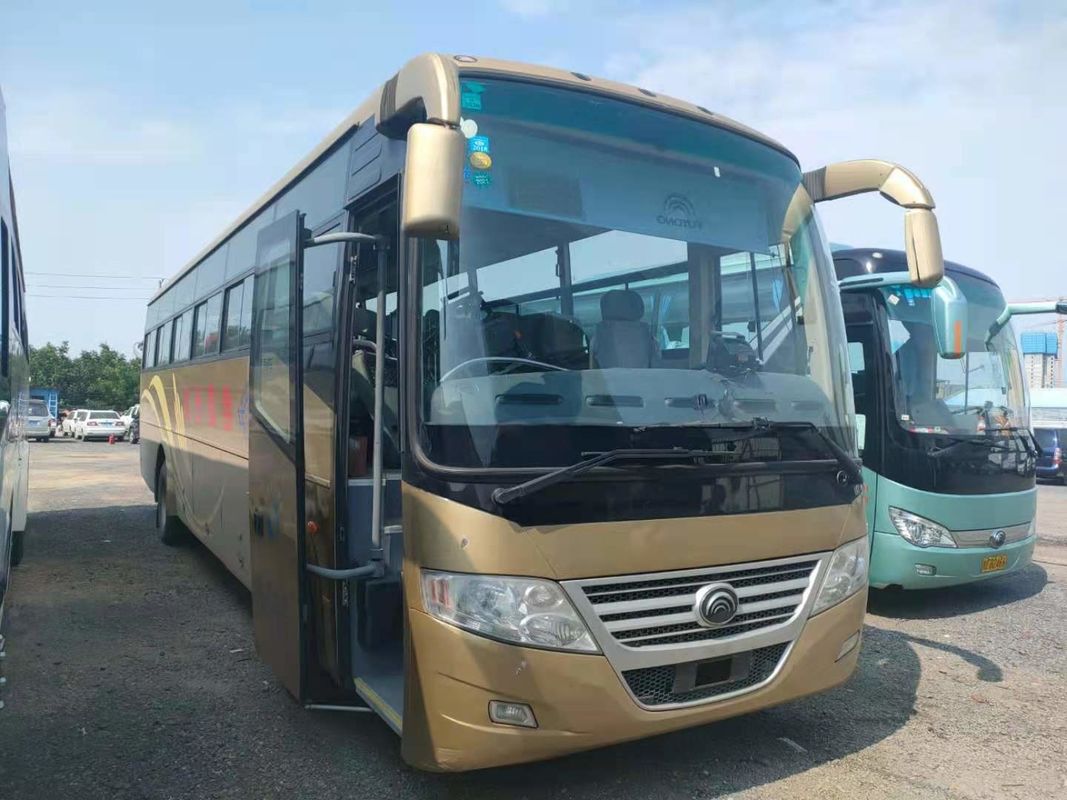 Des Neuzugang-54 Fahrer Steering No Accident Sitz2012-jähriger verwendeter Yutong-Bus-ZK6112D Front Engine LHD