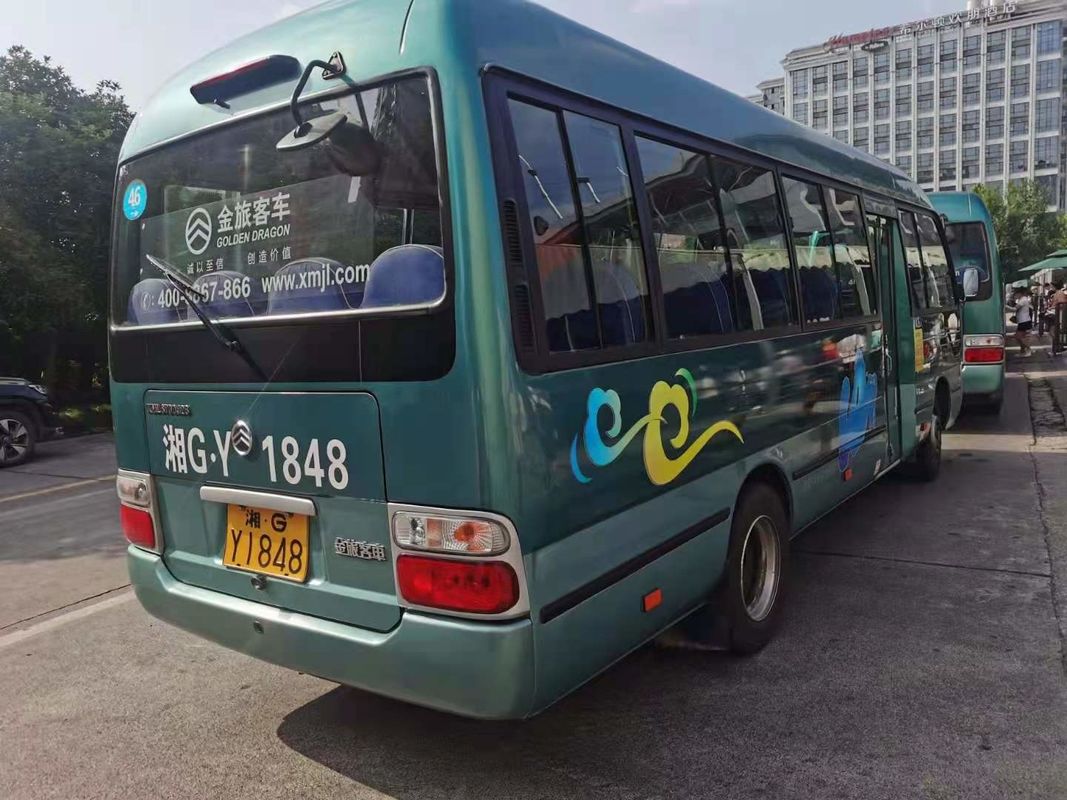 2015-jährige 26 Sitze verwendeten goldenes Dragon Coaster Bus, benutzte Maschine Mini Bus Coaster Bus Withs Hino