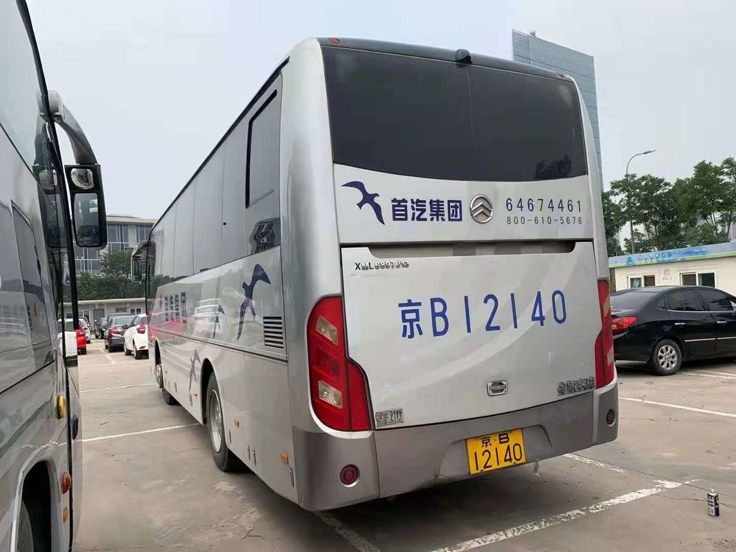 Gegenwärtiger goldener Drache XML6897J13 benutzte Bus-Dieselmotor Trainer-Bus 39 Sitze benutzten kein Bus des Unfall-LHD
