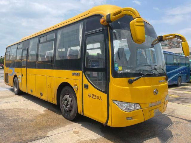 Benutzter Heckmotor Kinglong-Bus-XMQ6110 verwendete Trainer Bus Double Doors 50 Airbag-Fahrgestelle des Sitzeuro-IV