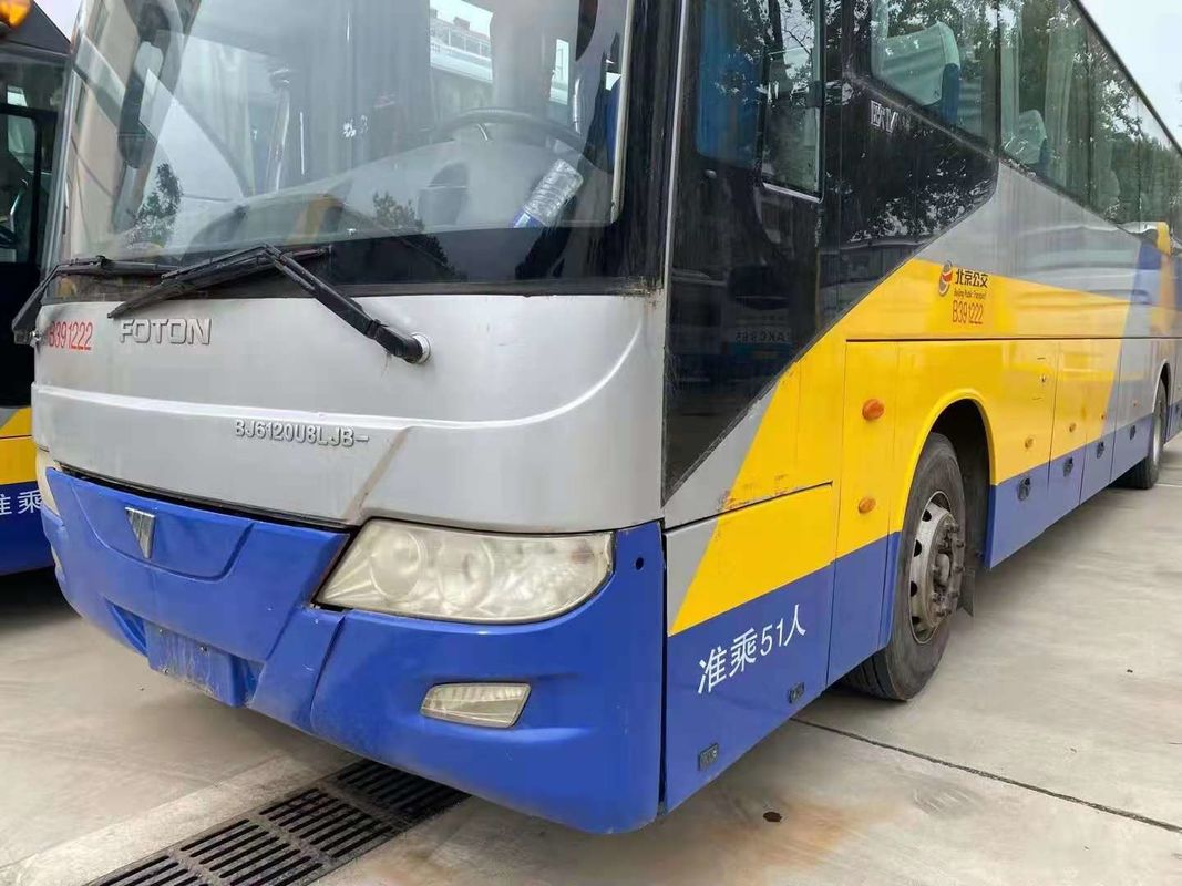 Verwendete Reisebus-Marke benutzte Heckmotor-hohen Qualität der Foton-Bus-51seats Yuchai Bus 243kw