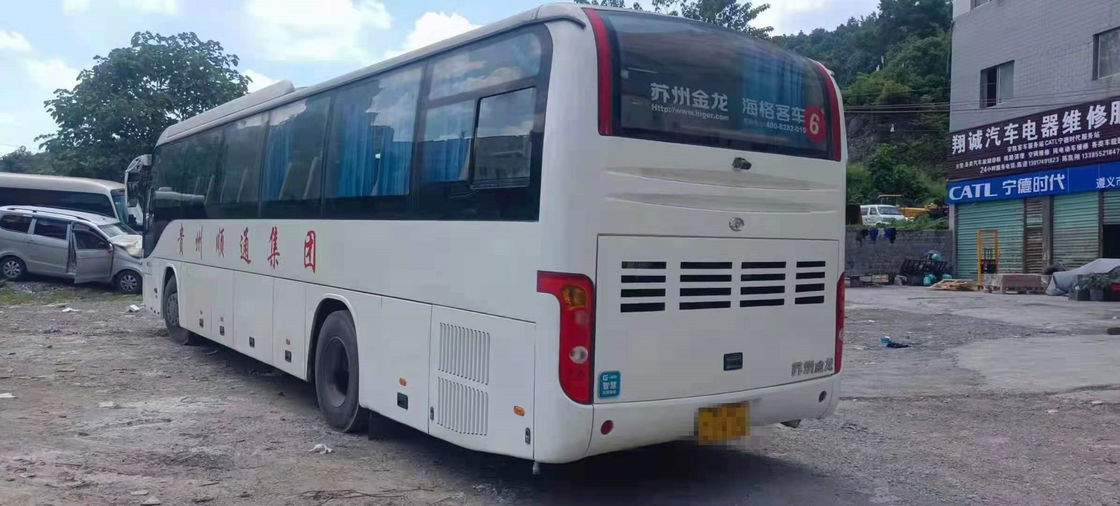 Gegenwärtiger Neuzugang benutzte höheren Sitzdieselmotor-benutzten Bus KLQ6129TA-Trainer-Bus 53 mit Yuchai-Maschine