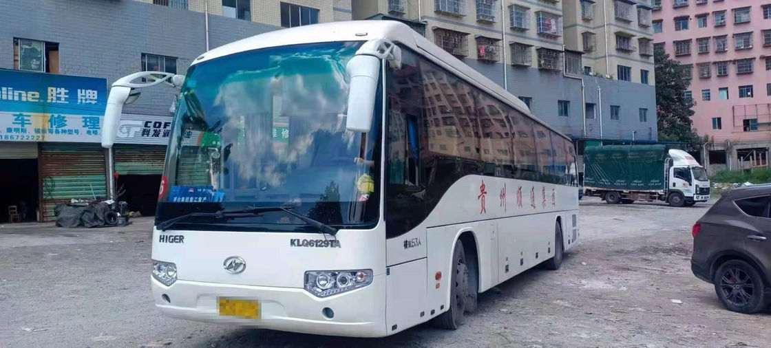 Gegenwärtiger Neuzugang benutzte höheren Sitzdieselmotor-benutzten Bus KLQ6129TA-Trainer-Bus 53 mit Yuchai-Maschine