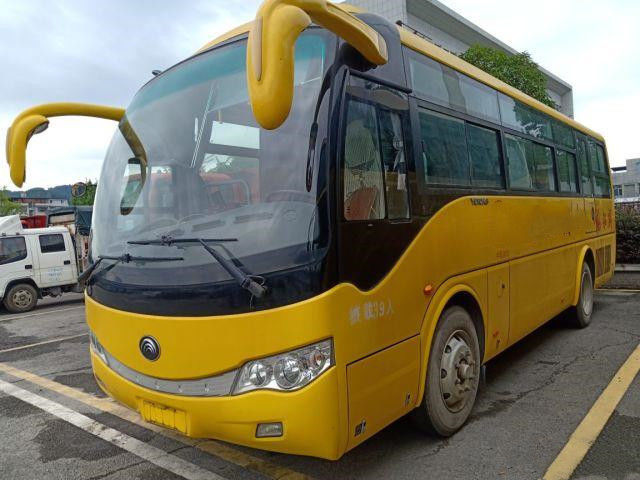 Verwendetes Yutong 39 setzt Dieselbus benutzten manueller Bus-links-Hand-Antrieb benutzten Passagier-Bus für Afrika