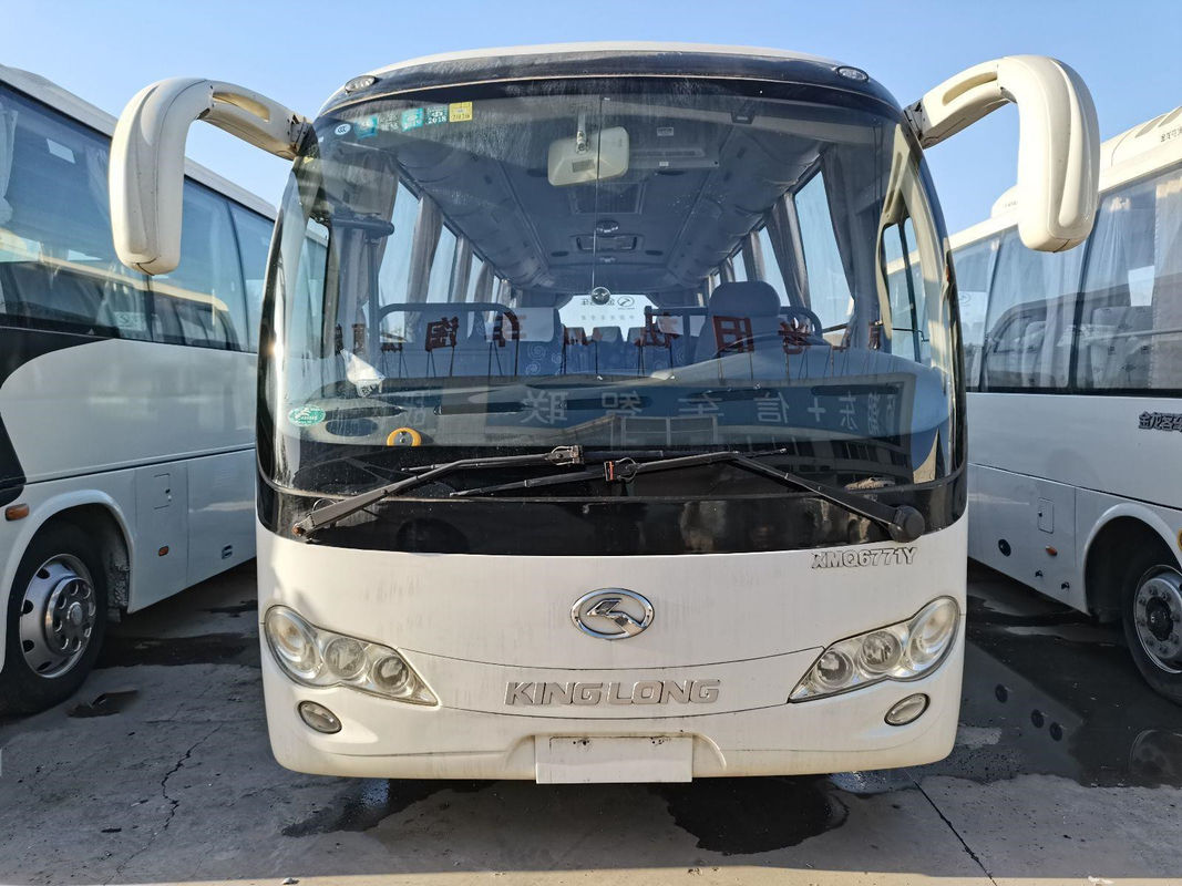 Sitz-XMQ6771 verwendeter Shuttle-Stadt Passager-Trainer Bus For Sale Kinglong-Marken-30-39